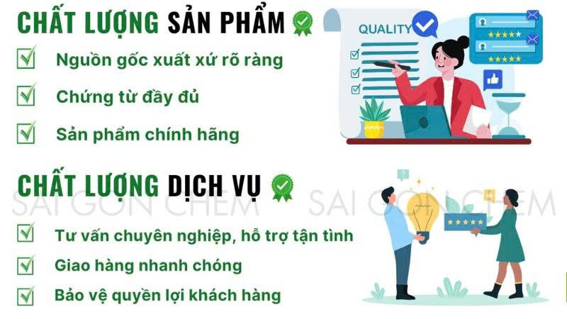 Liên hệ Hóa Chất Công Nghiệp để được hỗ trợ tư vấn và báo giá